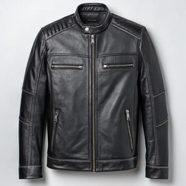 Rick Owens Oversized Leather Jacket