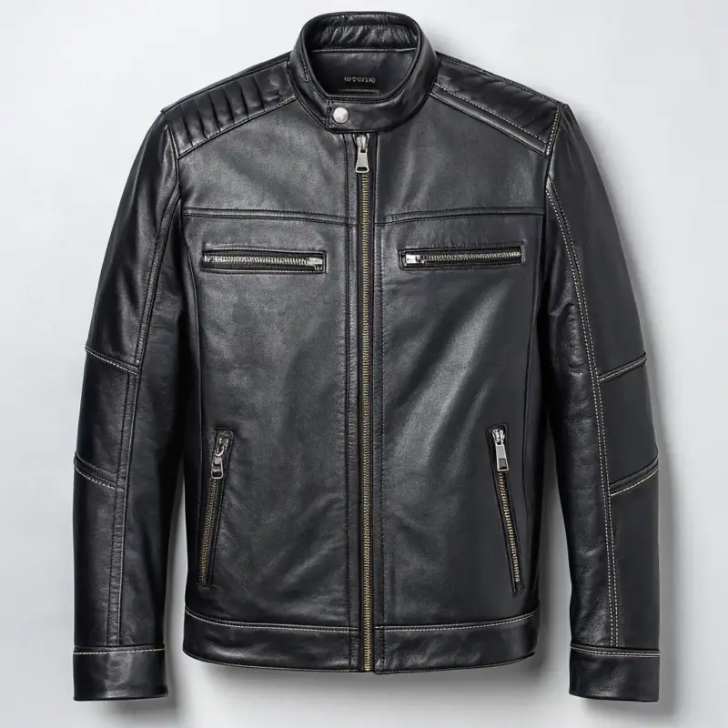 Rick Owens Oversized Leather Jacket